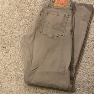 Levi's Men's Khaki Straight Jeans